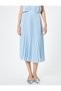 Pleated Midi Skirt Normal Waist - 3
