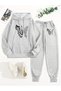 Sports Dress for Women - Hooded Long Sleeve Butterfly Print Hoodie Pocket