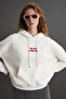 Joyner Women's Embroidery Detailed Ecru Sweatshirt - 5
