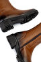 Women's Genuine Leather Tan Casual Boots - 5