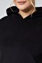 Plus Size Fleece Warm Comfort Casual Long Sweat-Black - 8