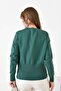Women's Chain Detailed Sweater Emerald 20823 - 7