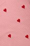 100% cotton girl's sweatshirt with small heart embroidery - salmon - 6