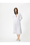Midi Pleated Skirt Checked Normal Waist - 2