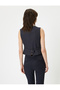 Blazer Vest Buttoned V-Neck - 4