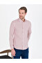 Pomegranate Flower Slim Fit Long Sleeve Shirt 50264910-Vr039