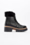 Faith Black Skin Women's Boots - 4