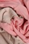 100% cotton little heart embroidered girl's sweatshirt beige - 6