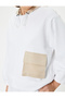 Hooded Sweatshirt Pocket Detailed Standard Cut - 5