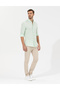 Green Slim Fit Long Sleeve Shirt 50268183-Vr054 - 4