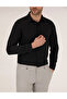 Black Slim Fit Oxford Shirt 50268227-Vr046 - 6