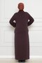 Velcro Oysho Dress-Brown - 5