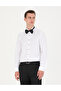 White Slim Fit Tuxedo Shirt 50268205-Vr013