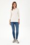 Basic Polo Neck 95% Cotton Women's Sweatshirt - 4