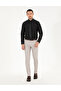Black Slim Fit Long Sleeve Classic Shirt 50268203-Vr046 - 4