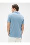 Basic Polo T-Shirt Buttoned Slim Fit Short Sleeve Cotton - 4