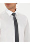 White Slim Fit Long Sleeve Shirt 50275691-Vr013 - 7