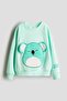 Motif-detail sweatshirt