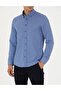 Navy Blue Slim Fit Long Sleeve Shirt 50275814 -Vr033 - 6