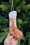 Realistic Christmas Stocking Shaped Christmas Tree Ornament with Cookie Appearance 16cm - 5