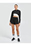 Sports Shorts High Waist Elastic Tulle Detailed