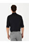 Black Slim Fit Long Sleeve Classic Shirt 50275816 -Vr046 - 5
