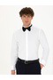 White Slim Fit Tuxedo Shirt 50277752-Vr013 - 3