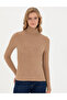 Beige Extra Slim Fit Turtleneck Sweater 50276230-Vr011 - 3