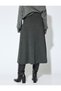 X Selected by Şahika Ercümen - A-Line Striped Midi Skirt with Metal Thread Detail - 4