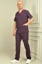 Men's Stretch Fabric Envelope Collar Suit Light Plum - 2