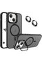 Iphone 14 plus / 15 plus camera protection stand magsafe supported lens protector gift phone case