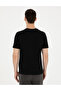 Black Slim Fit 100% Cotton Crew Neck T-Shirt 50281056-Vr046 - 5