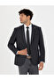 Anthracite Slim Fit Wool Blend Jacket 50279478-Vr006