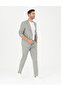 Light Green Ex. Slim Fit Linen Blended Fabric Trousers 50284934-Vr092