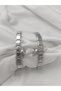 Steel Double Heart Figured Bff&Couple Italian Charm Bracelet - 3