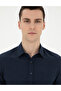 Navy Blue Slim Fit Long Sleeve Shirt 50285594-Vr033 - 2