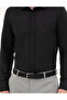 Black Slim Fit Long Sleeve Shirt 50285594-Vr046 - 6
