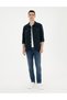 Navy Blue Linen Comfort Fit Long Sleeve Shirt 50287504 -Vr033 - 4