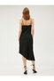 Midi Length Party Dress Scoop Neck - 4