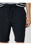 Basic Woven Shorts with Lace Waist and Pocket Detail - 5