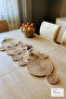 Natural Jute Straw Runner, 100x30cm, Handmade Jute Rope Living Room Coffee Table Cloth, Kitchen Table Cloth, Ranır - 4