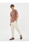 Cotton Cargo Pants with Lace Waist and Pocket Detail