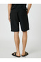 Basic Woven Shorts with Lace Waist and Pocket Detail - 4