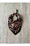 Leopard Patterned Bandana Scarf - 2
