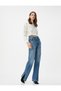 Crop Sweatshirt Openwork Long Sleeve - 2