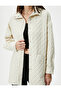Quilted Jacket Pocket Snap Button Regular Fit - 5