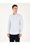 Light Blue Slim Fit Long Sleeve Shirt 50291042 -Vr003