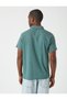 Striped Pocket Polo Neck T-Shirt - 4