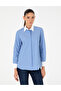 Blue Comfort Fit Long Sleeve Shirt 50292249 -Vr036