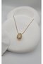 Steel Necklace Drop Pendant Stone Necklace Tarnish-Resistant Steel